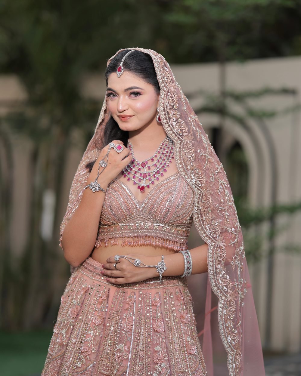 Luxury bridal makeup by Mamta Rawat, top makeup artist in Delhi NCR